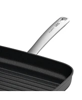 BergHOFF Graphite Non-stick Ceramic Grill Pan 11", Sustainable Recycled Material