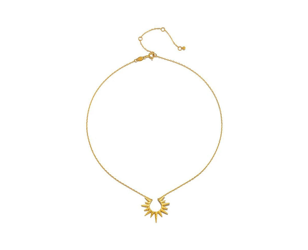 Satya Jewelry Incandescent Glow Gold Starburst necklace