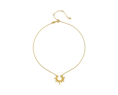 Satya Jewelry Incandescent Glow Gold Starburst necklace