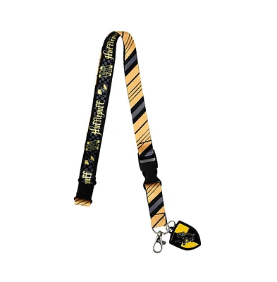 Harry Potter Hufflepuff Characteristics Enamel Charm Lanyard