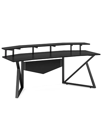 Tribesigns Computer Desk, 70.9" Large Home Office Desk with Monitor Stand