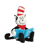 Aurora Medium Storytime Cat In The Hat Dr. Seuss Whimsical Plush Toy Black 11"