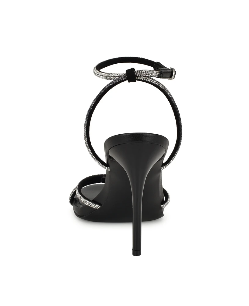 Nine West Women's Missey Open Toe Stiletto Heel Dress Sandals