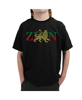 La Pop Art Boys Word T-shirt - Zion One Love