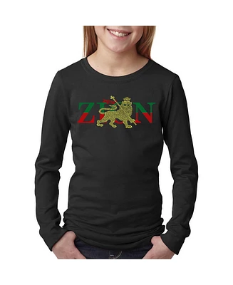 La Pop Art Girls Word Long Sleeve - Zion One Love