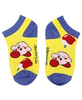 Kirby Boys Character Art 6-Pack Youth Ankle Socks With Chenille Elements