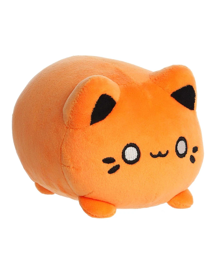 Aurora Small Kinetic Orange Meowchi Tasty Peach Enchanting Plush Toy 7"