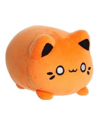 Aurora Small Kinetic Orange Meowchi Tasty Peach Enchanting Plush Toy 7"