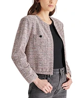 Steve Madden Women's Tweed Cropped Manon Jacket