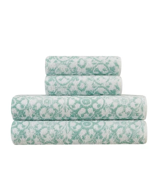 Jessica Simpson Aziza 4 Piece Bath Towel Set