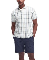 Barbour Men's Lerwick Short Sleeve Button-Front Check Pattern Shirt