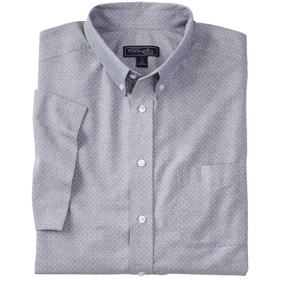 KingSize Men's Big & Tall Ks Signature Collection Wrinkle Free Short-Sleeve Oxford Dress Shirt