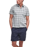 Barbour Men's Springside Short Sleeve Button-Front Check Pattern Shirt