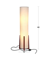 Brightech Parker 48" Led Column Floor Lamp with Cylinder Tower Shade