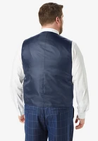 KingSize Big & Tall Ks Signature Collection Easy Movement 5-Button Suit Vest