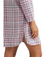 ellos Women's Plus Flannel Sleep Shirt