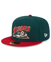 New Era Men's Green Buffalo Bisons Big League Chew Team 59FIFTY Fitted Hat