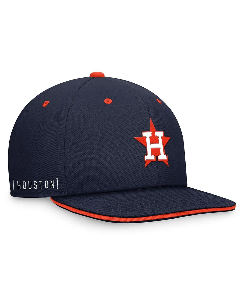 Nike Men's Navy Houston Astros Primetime Pro Performance Snapback Hat