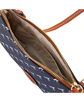 Dooney & Bourke Atlanta Braves Top Zip Crossbody Purse