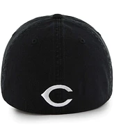 47 Brand Men's Black Cincinnati Reds Crosstown Classic Franchise Fitted Hat