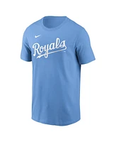 Nike Men's Bobby Witt Jr. Light Blue Kansas City Royals Fuse Name Number T-Shirt