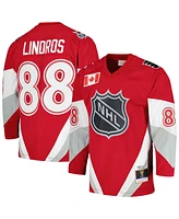 Mitchell Ness Men's Eric Lindros Scarlet 1999 Nhl All-Star Game Blue Line Player Jersey