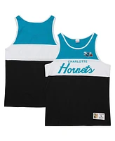 Mitchell Ness Men's Black Charlotte Hornets Special Script Tank Top