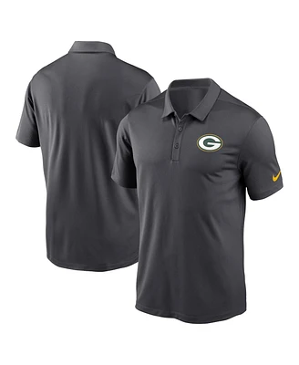 Nike Men's Anthracite Bay Packers Franchise Team Logo Performance Polo