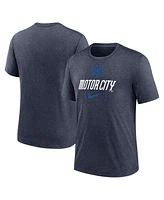 Nike Men's Navy Detroit Tigers 2024 City Connect Tri-Blend T-Shirt