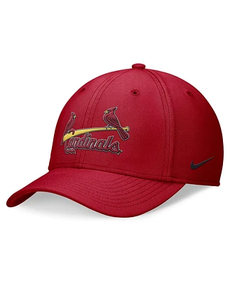 Nike Men's Red St. Louis Cardinals Primetime Performance SwooshFlex Hat