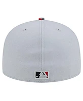 New Era Men's Gray Boston Red Sox Active Team Camo 59FIFTY Fitted Hat