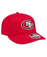 New Era Men's Scarlet San Francisco 49ers Main Low Profile 9FIFTY Snapback Hat