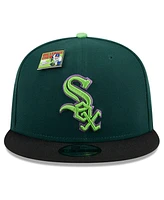 New Era Men's Green/Black Chicago White Sox Sour Apple Big League Chew Flavor Pack 9FIFTY Snapback Hat