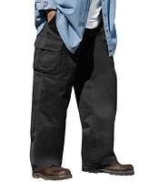 Boulder Creek Big & Tall by KingSize Renegade Side-Elastic Waist Cargo Pants