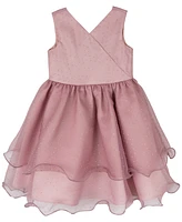 Rare Editions Toddler & Little Girls Studded Organza Dress