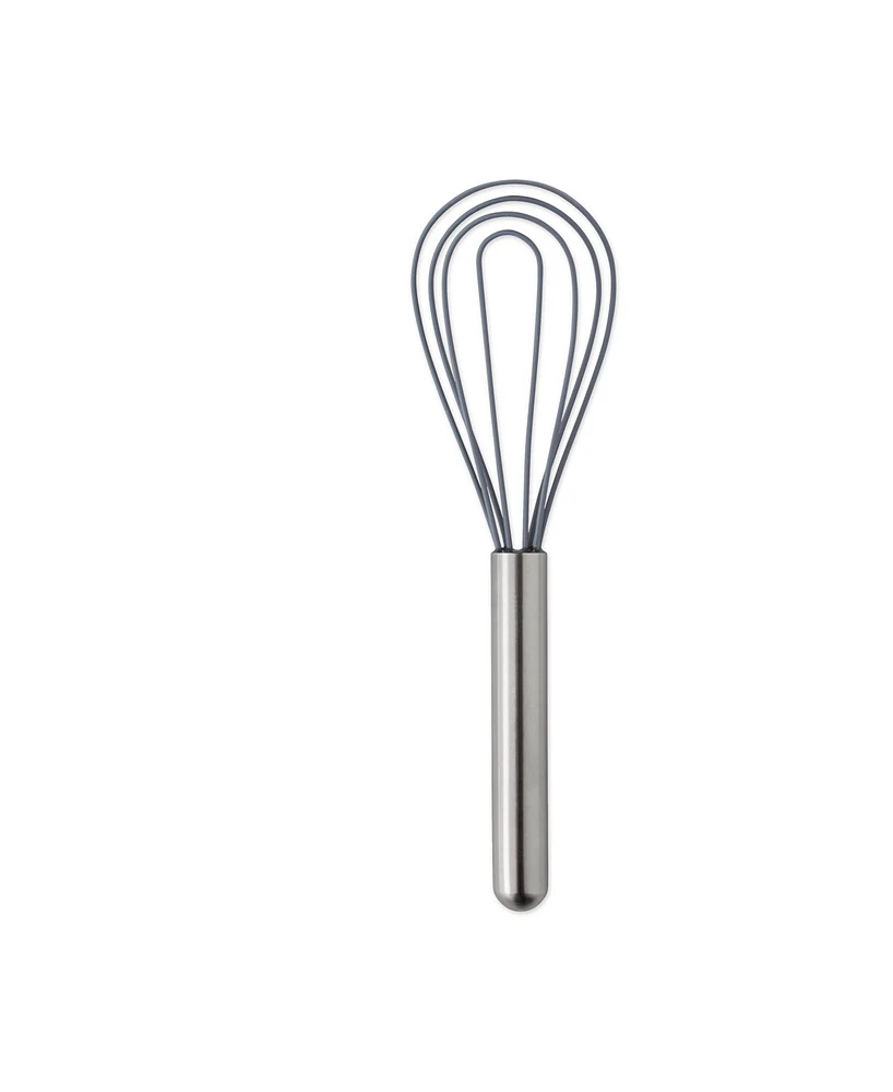 Rsvp International Endurance Stainless Steel 9.75" X 2.75" Silicone Flat Whisk