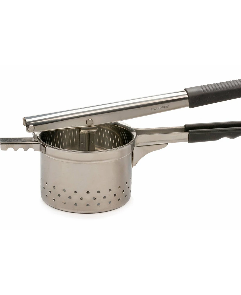 Rsvp International Endurance 18/0 Stainless Steel and Santoprene 14x5x6" Jumbo Potato Ricer