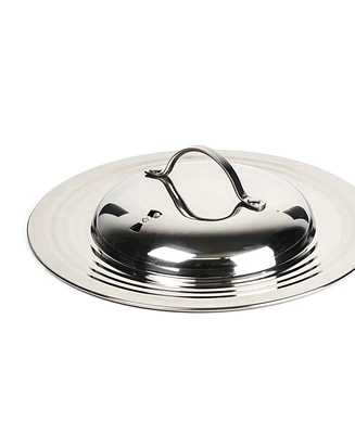 Rsvp International Endurance Stainless Steel Glass 12 Diameter Universal Lid