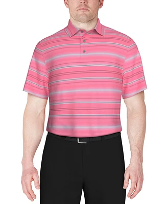 Pga Tour Men's Stretch-Performance Stripe Polo Shirt