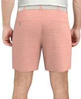 Pga Tour Men's Striped 8" Golf Shorts