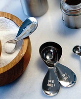 Rsvp International Endurance Stainless Steel 5 Piece Teardrop Measuring Spoon Set