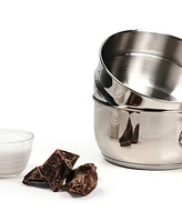 Rsvp International Endurance Stainless Steel 3 Piece 2 Qt Double Boiler