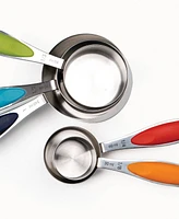 Rsvp International Endurance Stainless Steel 5 Piece Measuring Cup Set - Color Handles