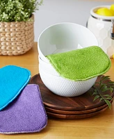 Rsvp International Cotton, Foam and Nylon Coated 3 Piece 6x4.7" Skrubby Sponge Set