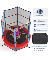 Costway 55" Kids Trampoline Bouncing Jumping Mat Recreational Trampoline