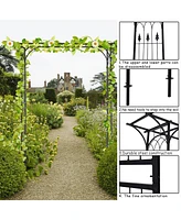 Garden Wedding Rose Arch Pergola Archway Flowers Climbing Plants Trellis Metal