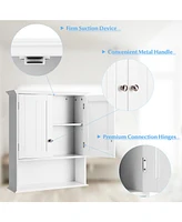 Costway Wall Mount Bathroom Cabinet Storage Organizer Medicine Cabinet