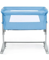 Costway Portable Baby Bed Side Sleeper Infant Travel Bassinet Crib