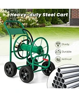 Costway Garden Hose Reel Cart Holds 330ft of 3/4"or 5/8" Hose 400ft of 1/2" Hose