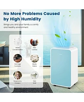 Costway Dehumidifier for Home Basement 32 Pints/Day 3 Modes Portable up to 2500 Sq. Ft